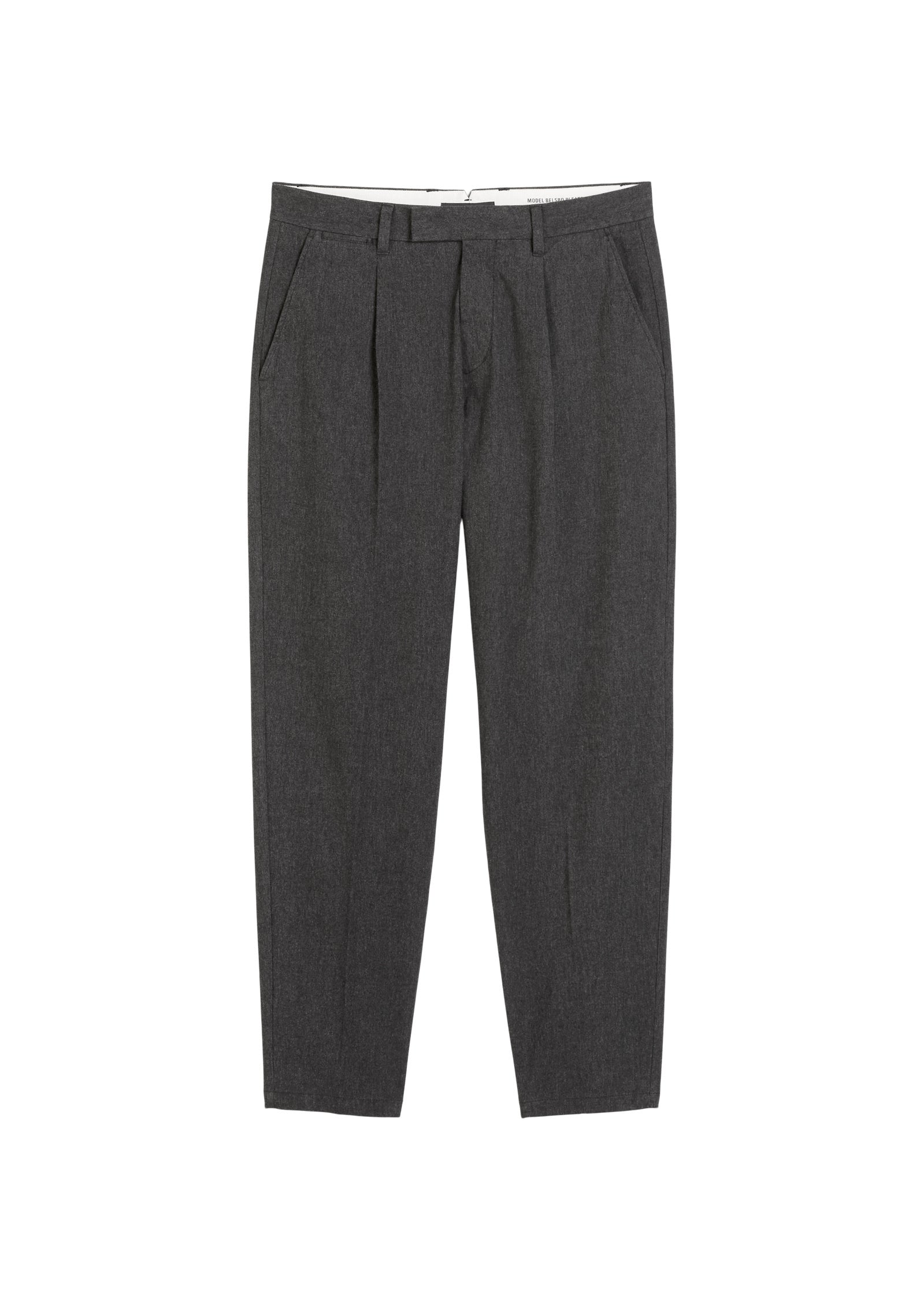 Bundfaltenhose BELSBO Relaxed Fit - G98-multi/ black - Grau