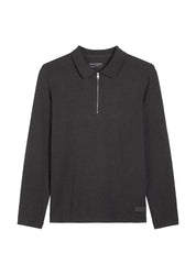 Strickpullover aus Baumwolle - 989-dark grey melange - Grau