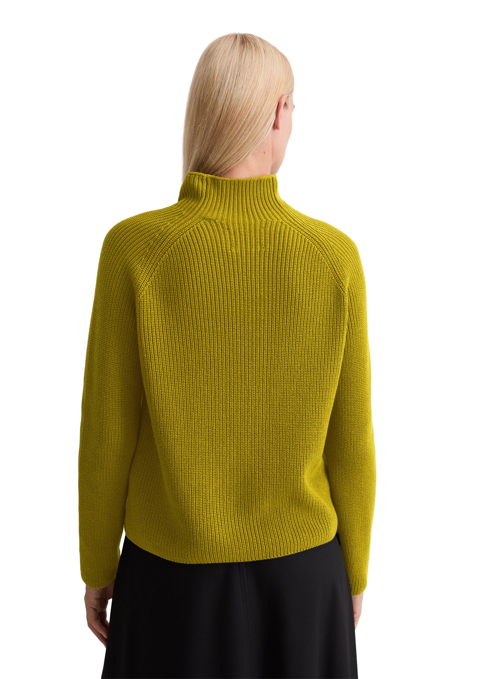 Strickpullover mit Turtleneck - 422-bright pea - Grün
