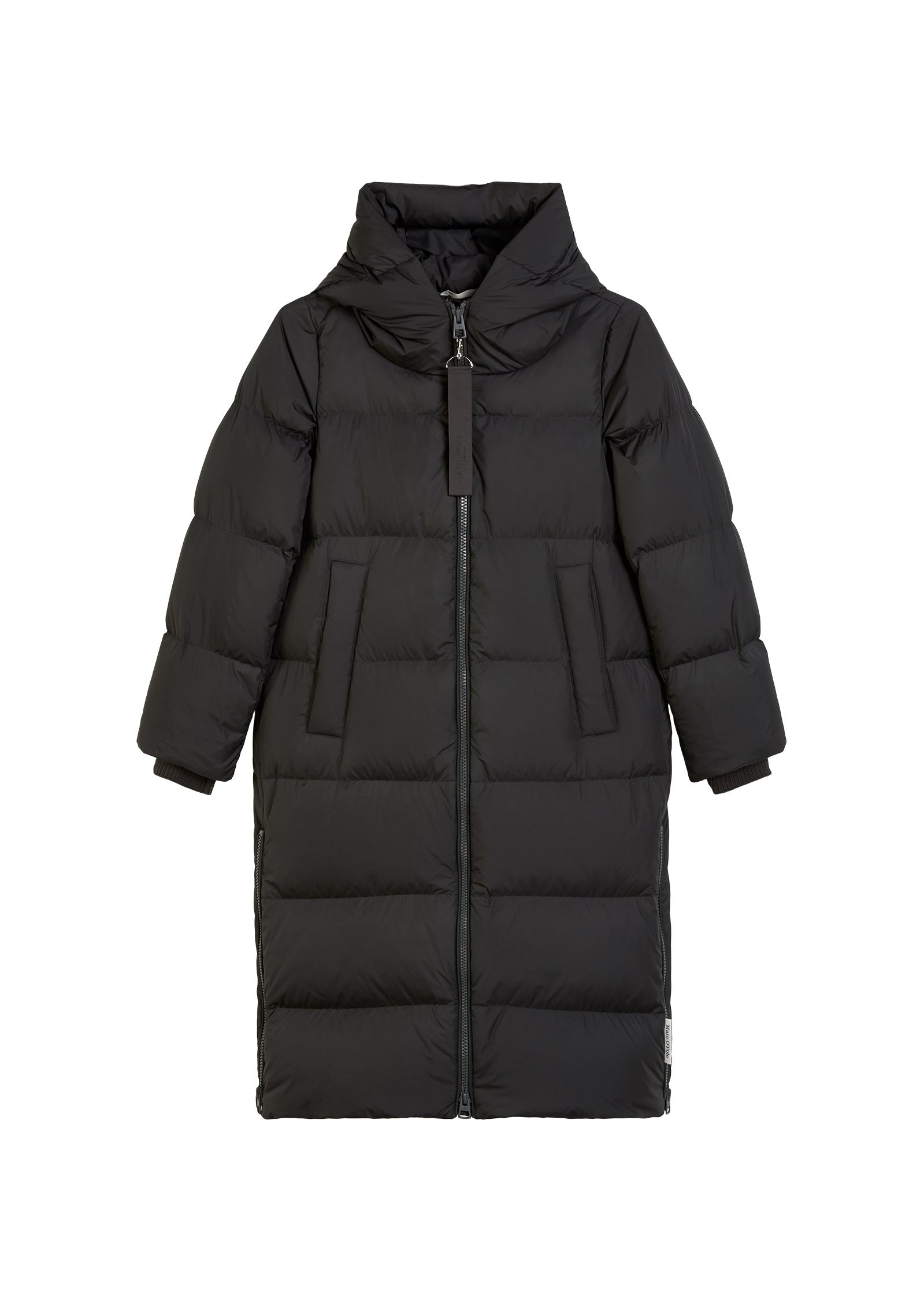 Daunenmantel mit Kapuze - 975-night grey melange - Grau