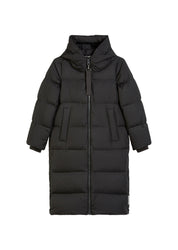 Daunenmantel mit Kapuze - 975-night grey melange - Grau