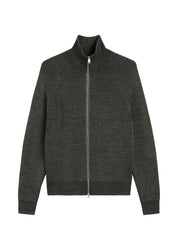 Strickjacke mit Zipper - Z51-multi/heavy knit - Grau