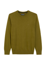 Strickpullover aus Baumwollmix - 426-green mustard - Grün