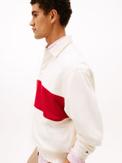 Sweatshirt aus Baumwollmix - Z00-YELLOW - Creme