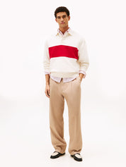 Sweatshirt aus Baumwollmix - Z00-YELLOW - Creme