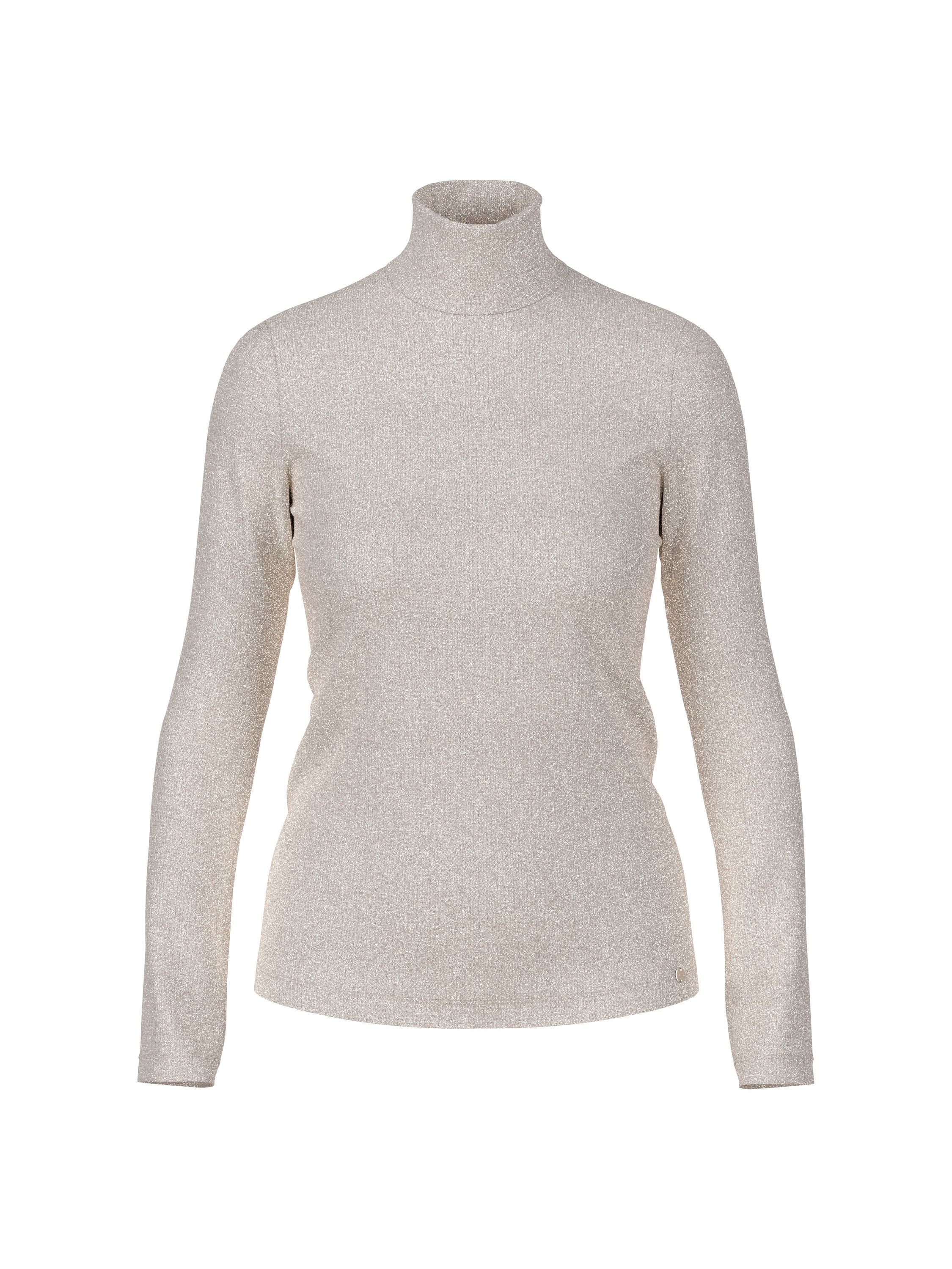Langarmshirt mit Rollkragen - 182 - Grau