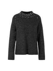 Strickpullover aus Wollmix - 842 - Grau