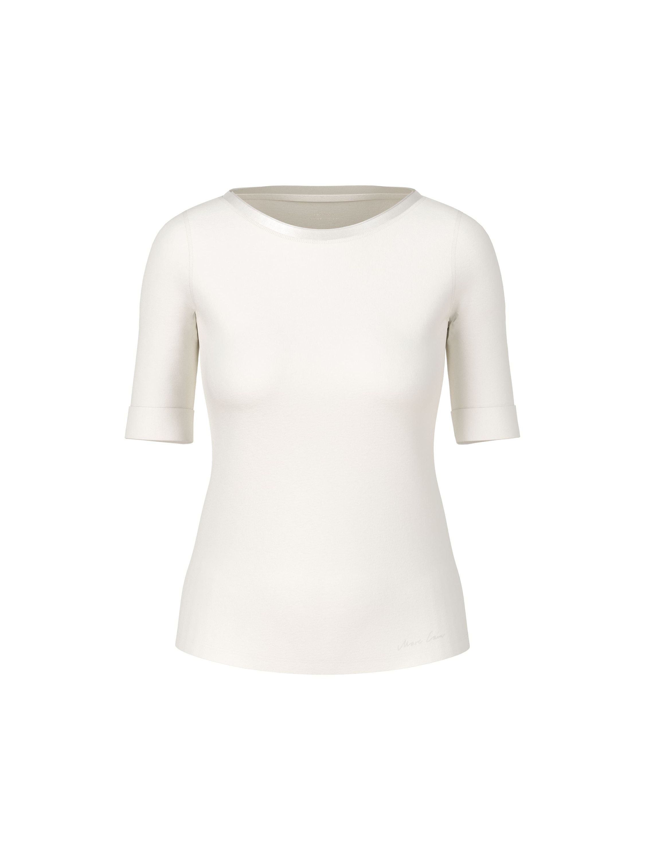 T-Shirt aus Baumwolle - 110 - Weiß