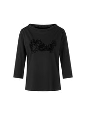 T-Shirt aus Bio-Baumwolle - 900 - Schwarz