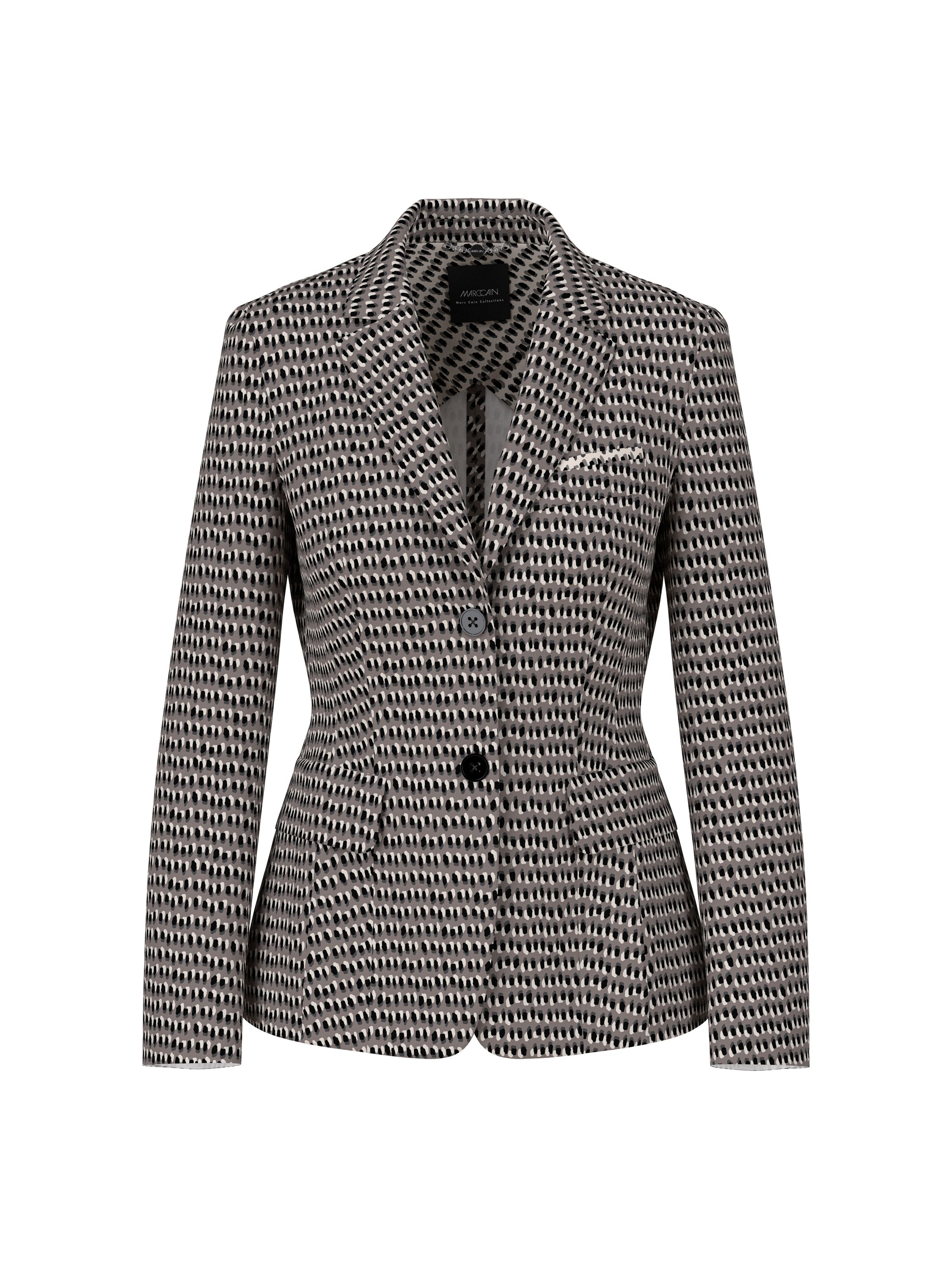 Blazer aus Scubajersey - 836 - Grau