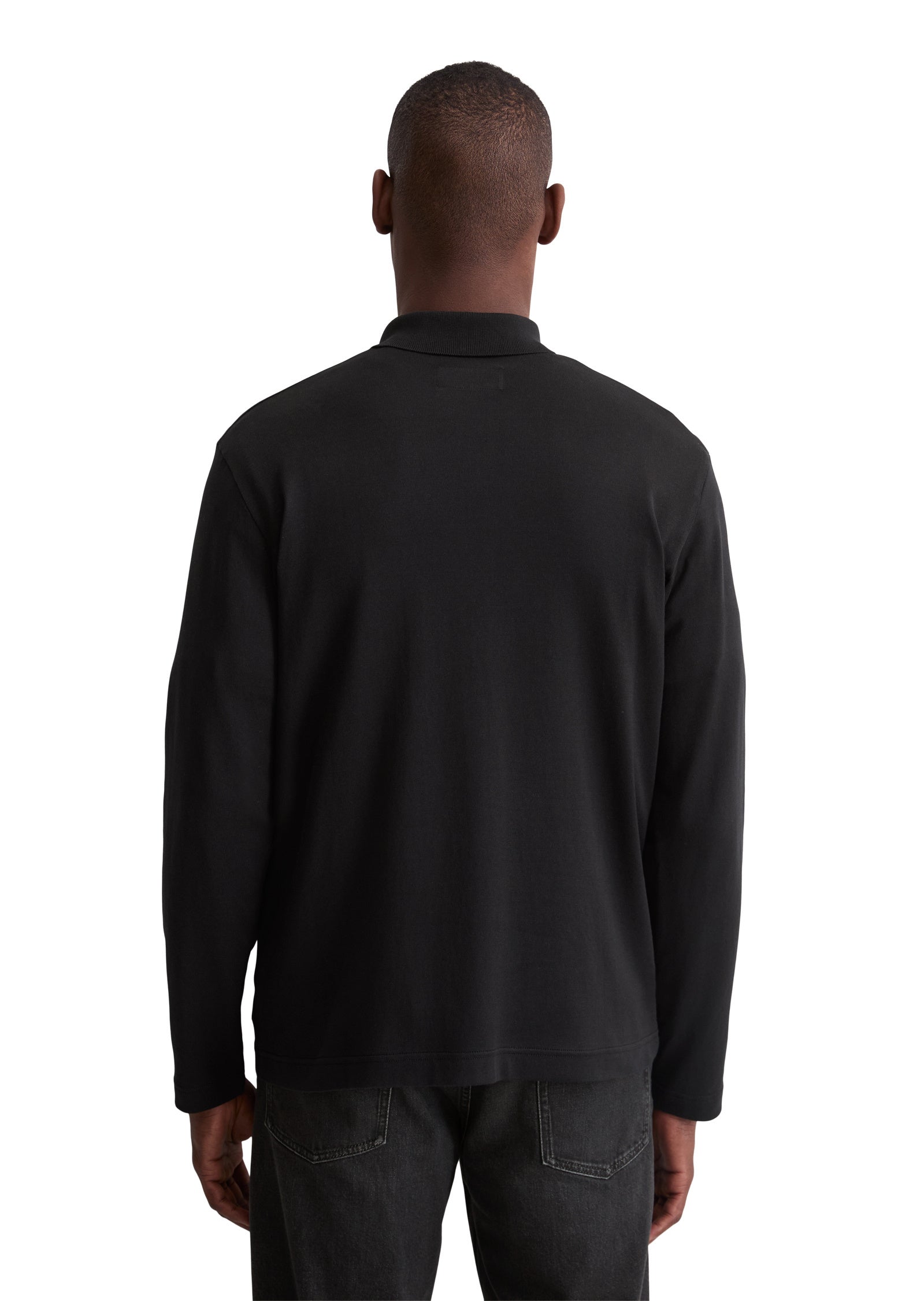 Strickpullover aus Baumwolle - 990-black - Schwarz