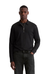 Strickpullover aus Baumwolle - 990-black - Schwarz
