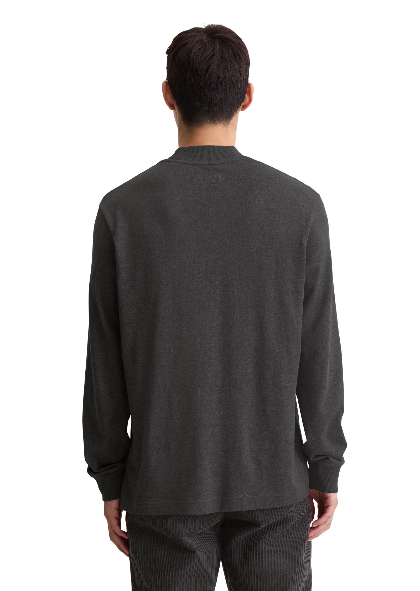 Strickpullover - 989-dark grey melange - Grau