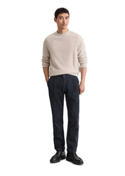 Cordhose Tapered Fit - 898-dark navy - Blau