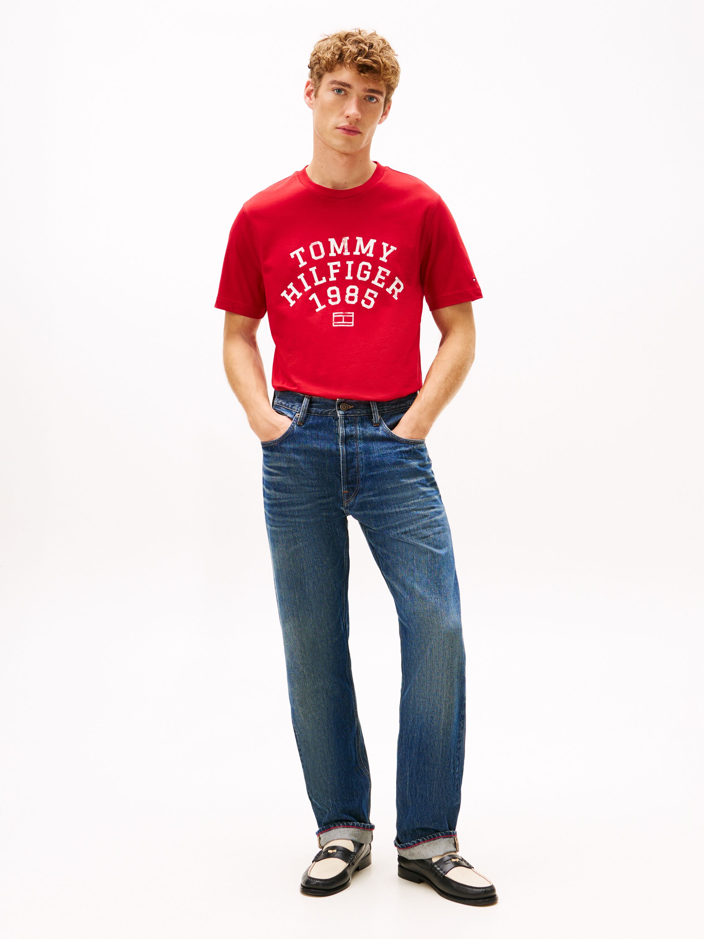 T-Shirt aus Baumwolle - XLD-RED - Rot