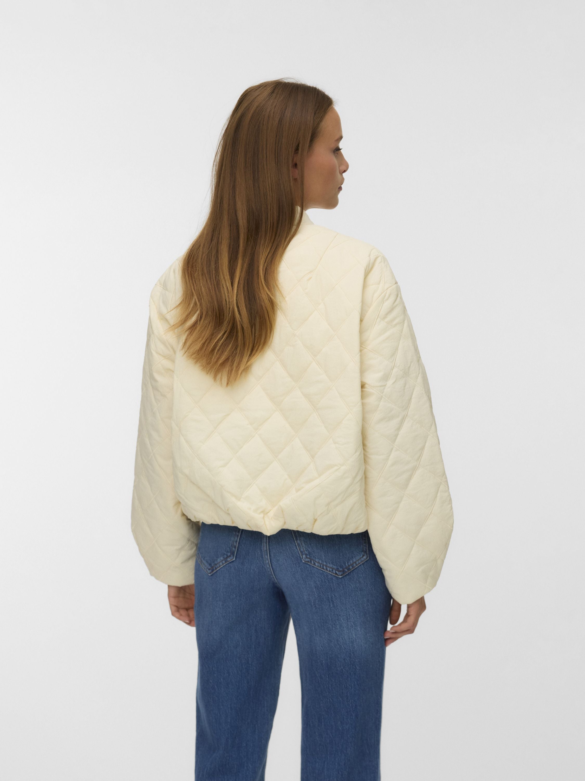 Bomberjacke - Gardenia - Creme