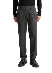 Bundfaltenhose BELSBO Relaxed Fit - G98-multi/ black - Grau