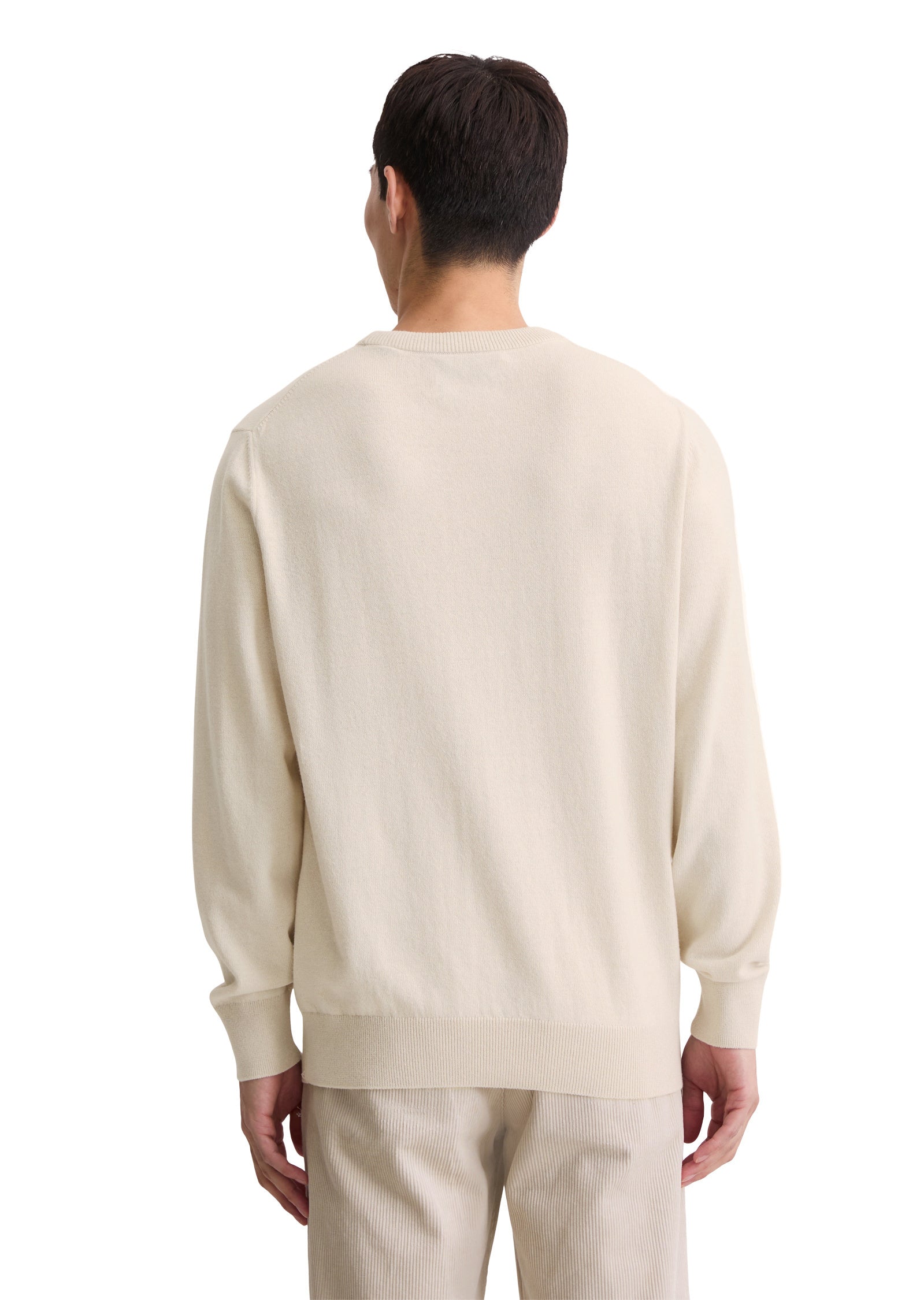 Strickpullover aus Baumwollmix - 707-gray silk - Creme