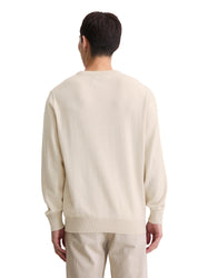 Strickpullover aus Baumwollmix - 707-gray silk - Creme