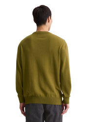 Strickpullover aus Baumwollmix - 426-green mustard - Grün