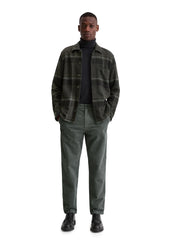 Overshirt aus Baumwolle - G97-multi/ dark grey melange - Grau