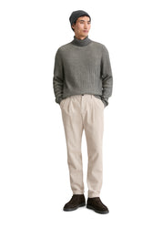 Strickpullover aus Baumwollmix - 969-graphite grey melange - Grau