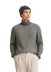 Strickpullover aus Baumwollmix - 969-graphite grey melange - Grau
