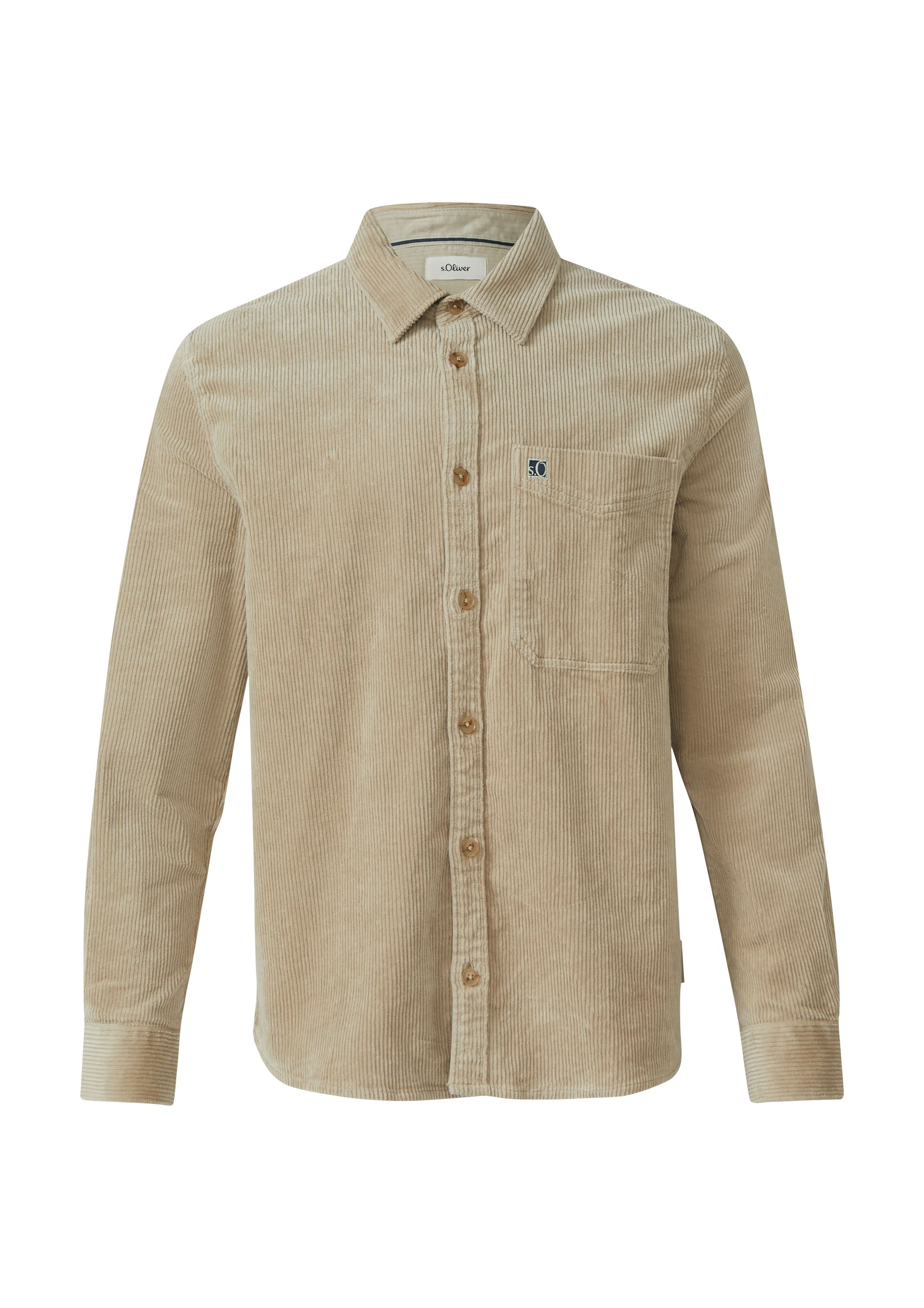 Overshirt aus Baumwolle - 8161-BROWN - Beige