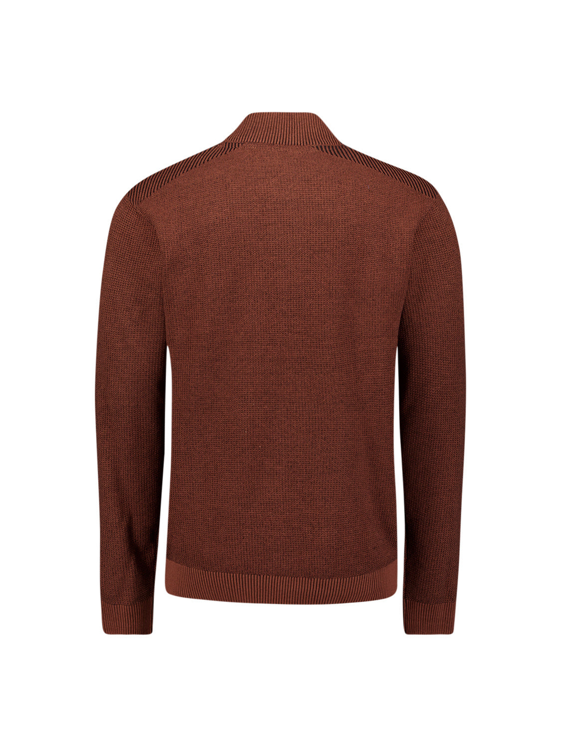 Strickpullover aus Baumwolle - 141-Terra - Braun