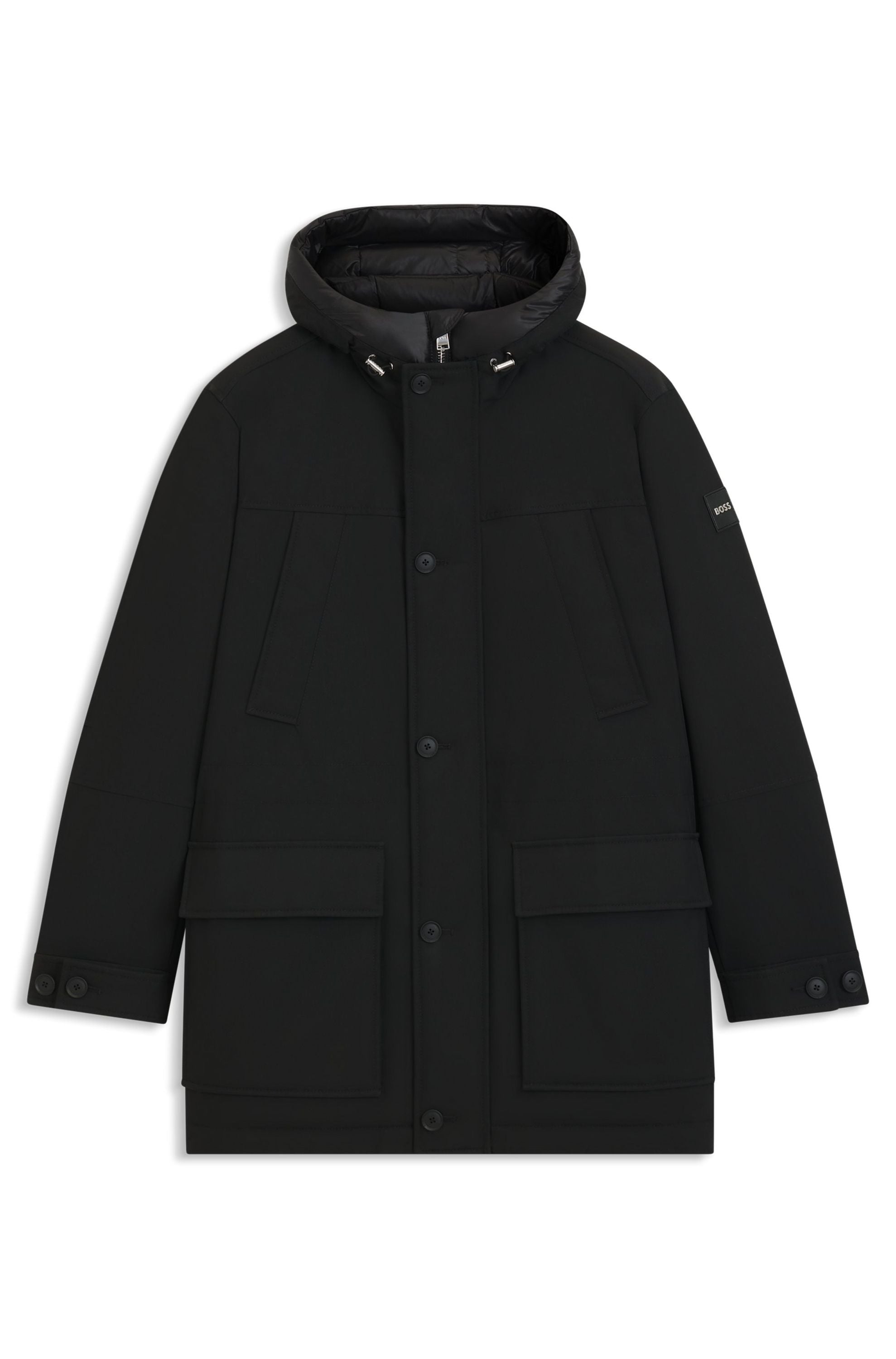 Daunenjacke DETONI - 001-Black - Schwarz