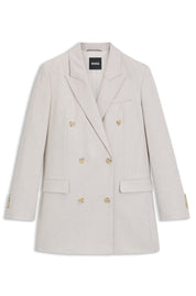 Blazerjacke JUKANA aus Wollmix - 118-Open White - Creme