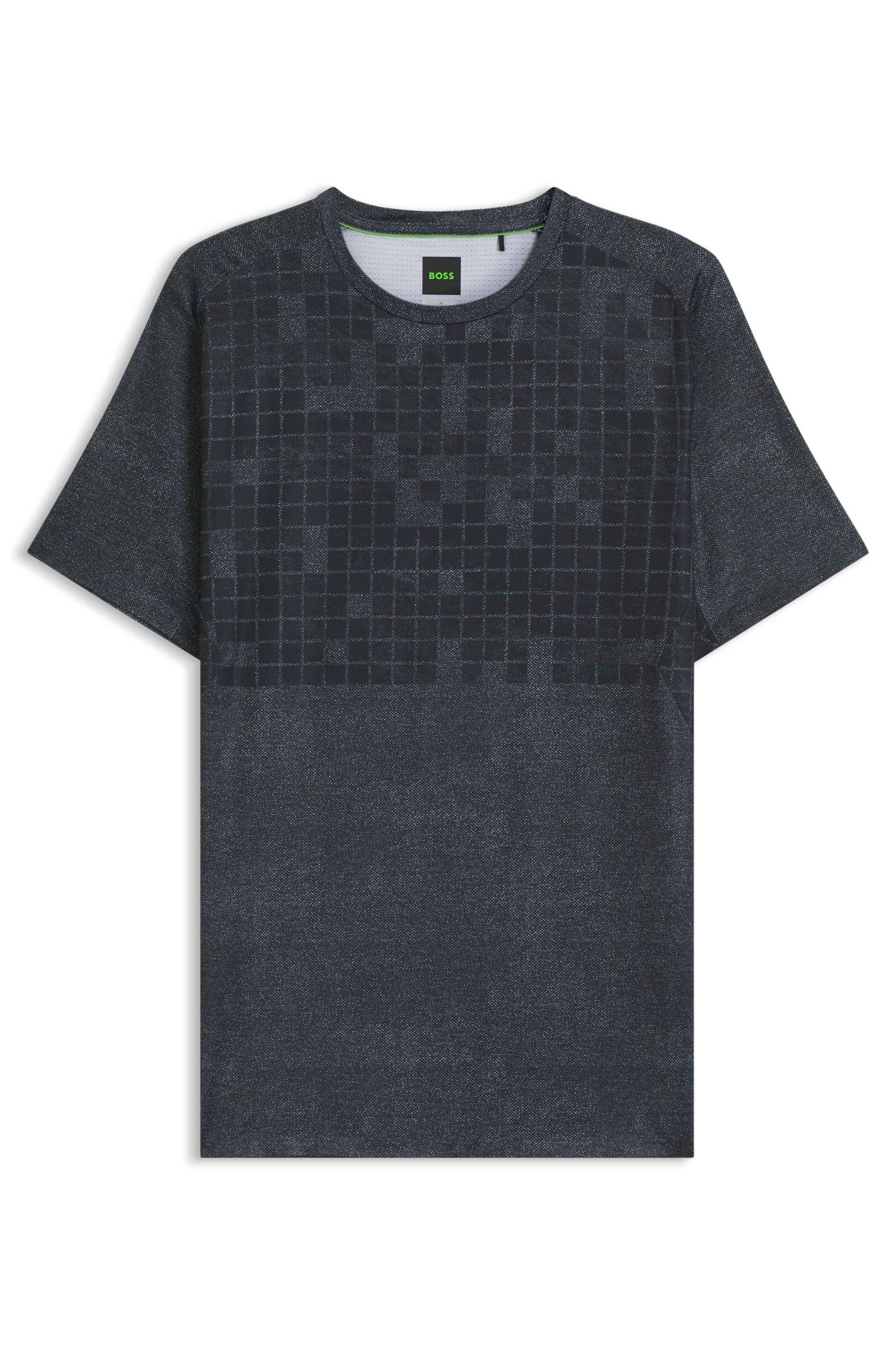 T-Shirt - 402-Dark Blue - Grau