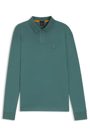 Poloshirt aus Baumwolle - 369-Open Green - Grün