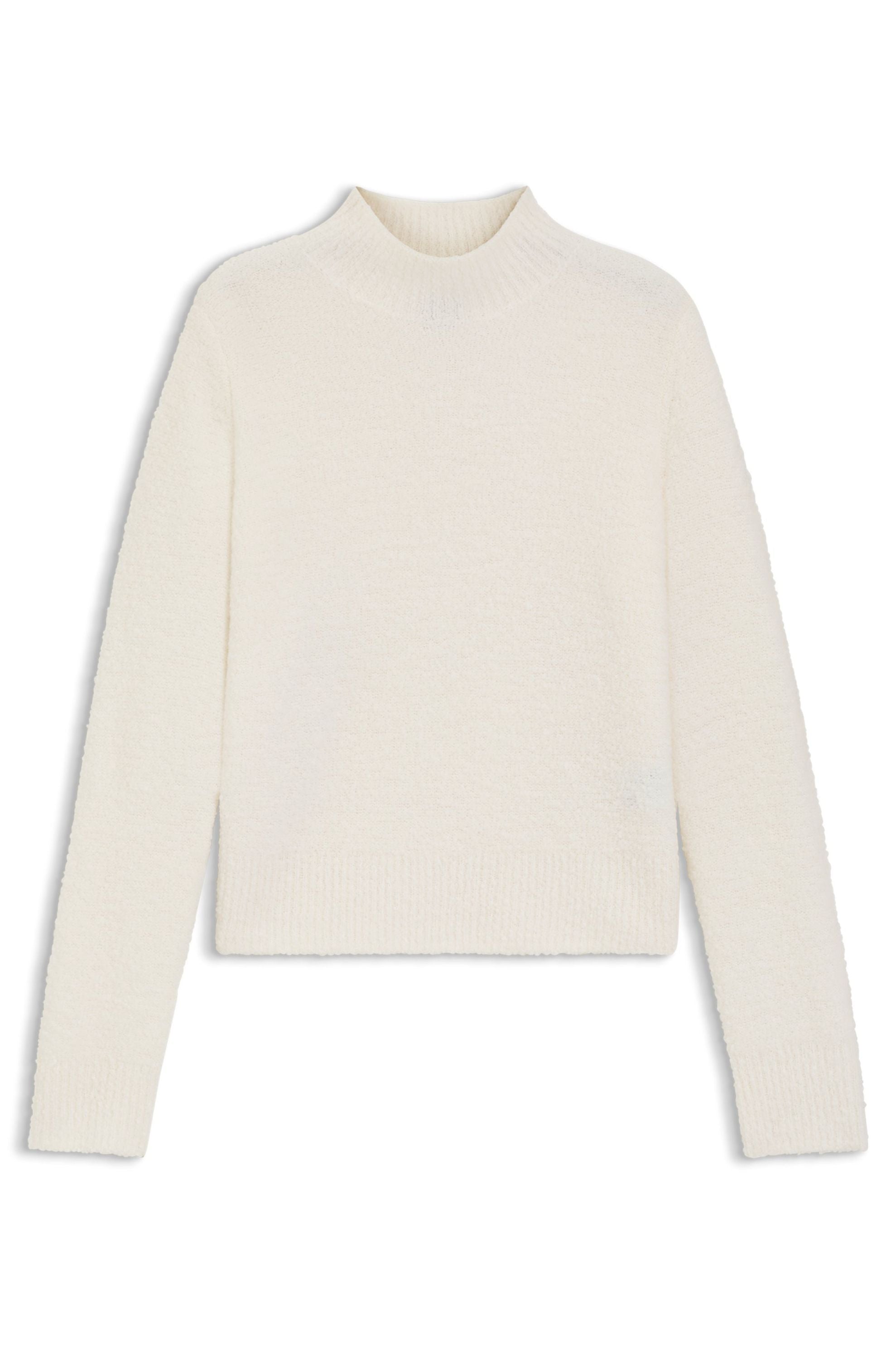 Strickpullover aus Kaschmir-Mix - 118-Open White - Creme