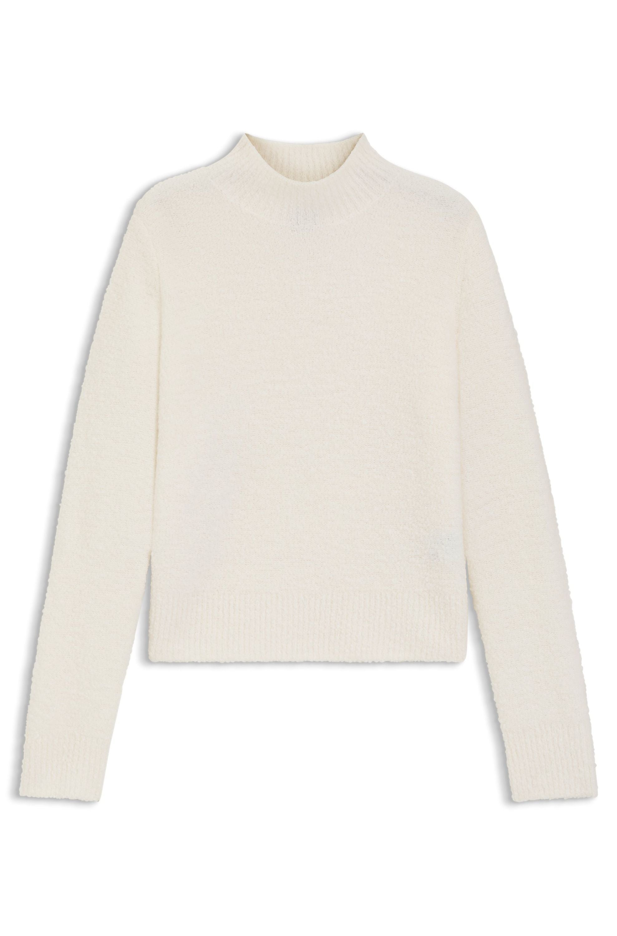 Strickpullover aus Kaschmir-Mix - 118-Open White - Creme