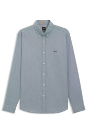 Hemd Regular Fit - 369-Open Green - Grün