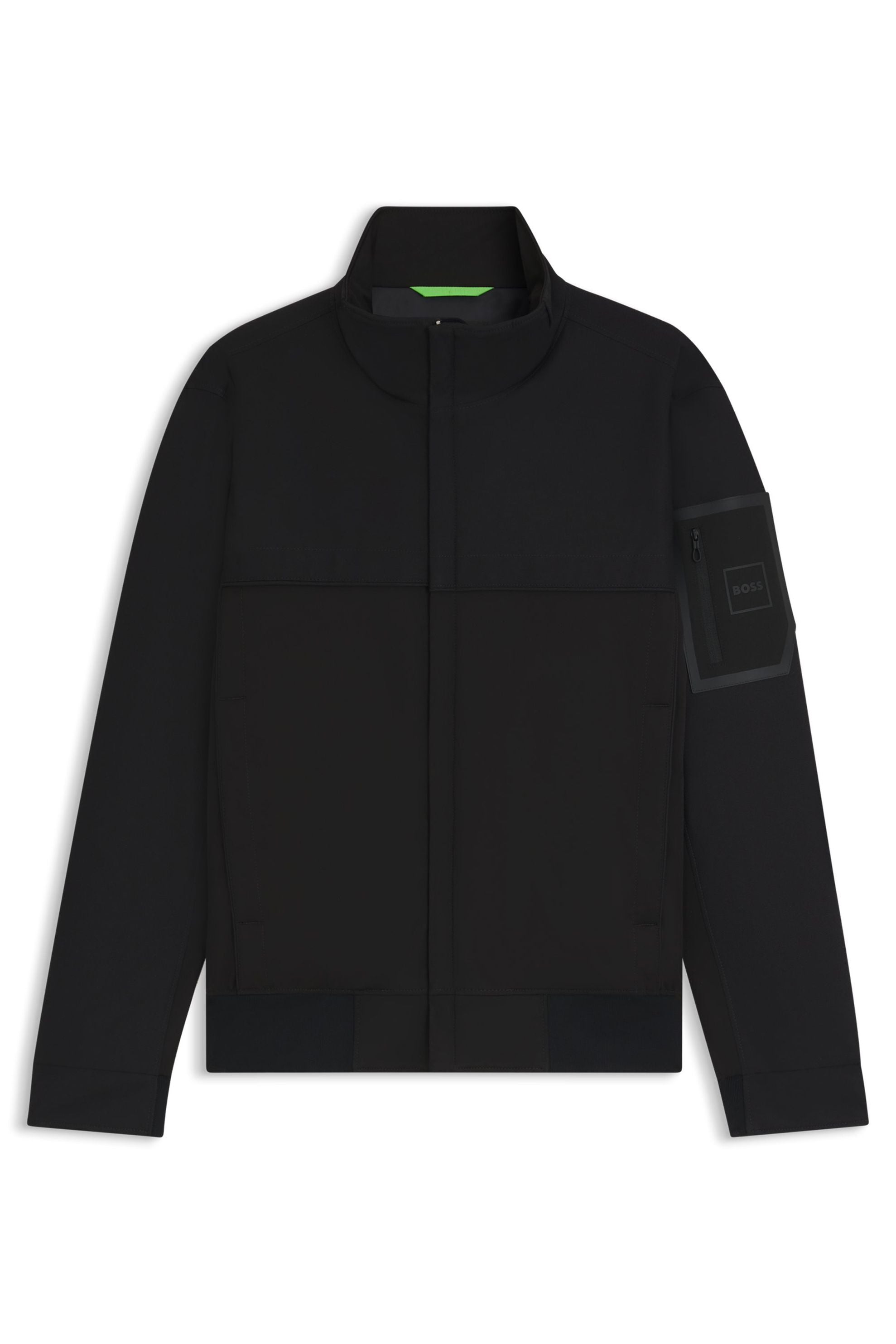 Windbreaker JADON mit Stehkragen - 001-Black - Schwarz