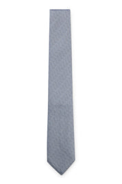 Krawatte 7,5cm aus Seidenmix - 450-Light/Pastel Blue - Blau