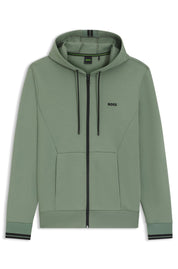 Sweatshirtjacke FZ ZONE aus Baumwollmix - 358-Open Green - Grün