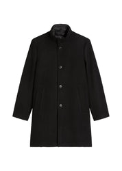Mantel aus Wollmix - 990-black - Schwarz