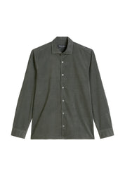 Cordhemd Shaped Fit - 451-mangrove - Khaki