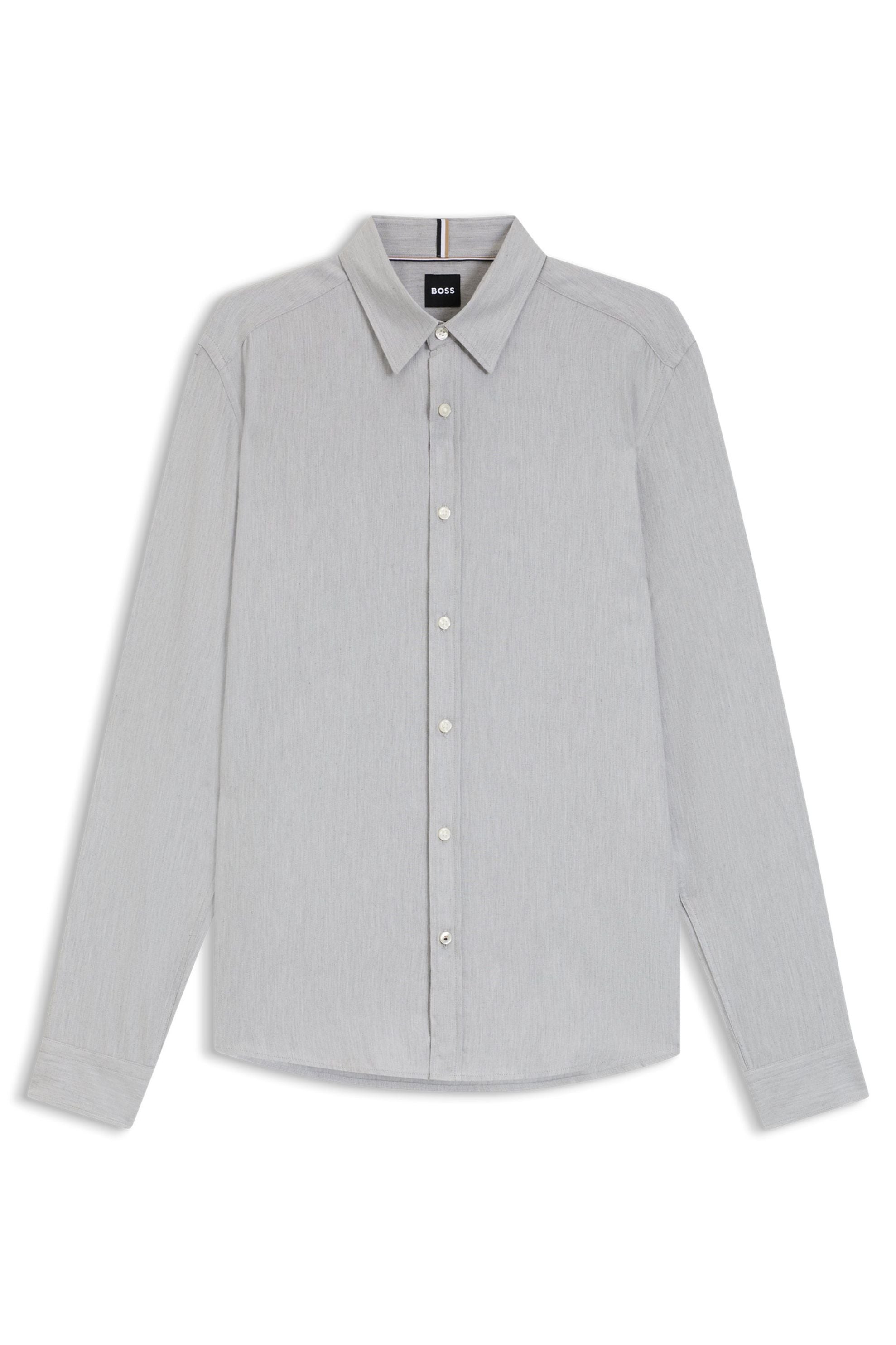 Freizeithemd Regular Fit - 072-Open Grey - Grau