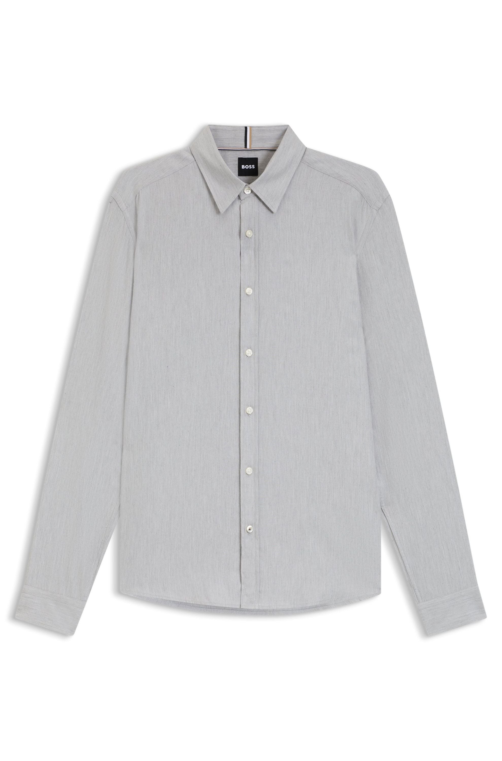 Freizeithemd Regular Fit - 072-Open Grey - Grau