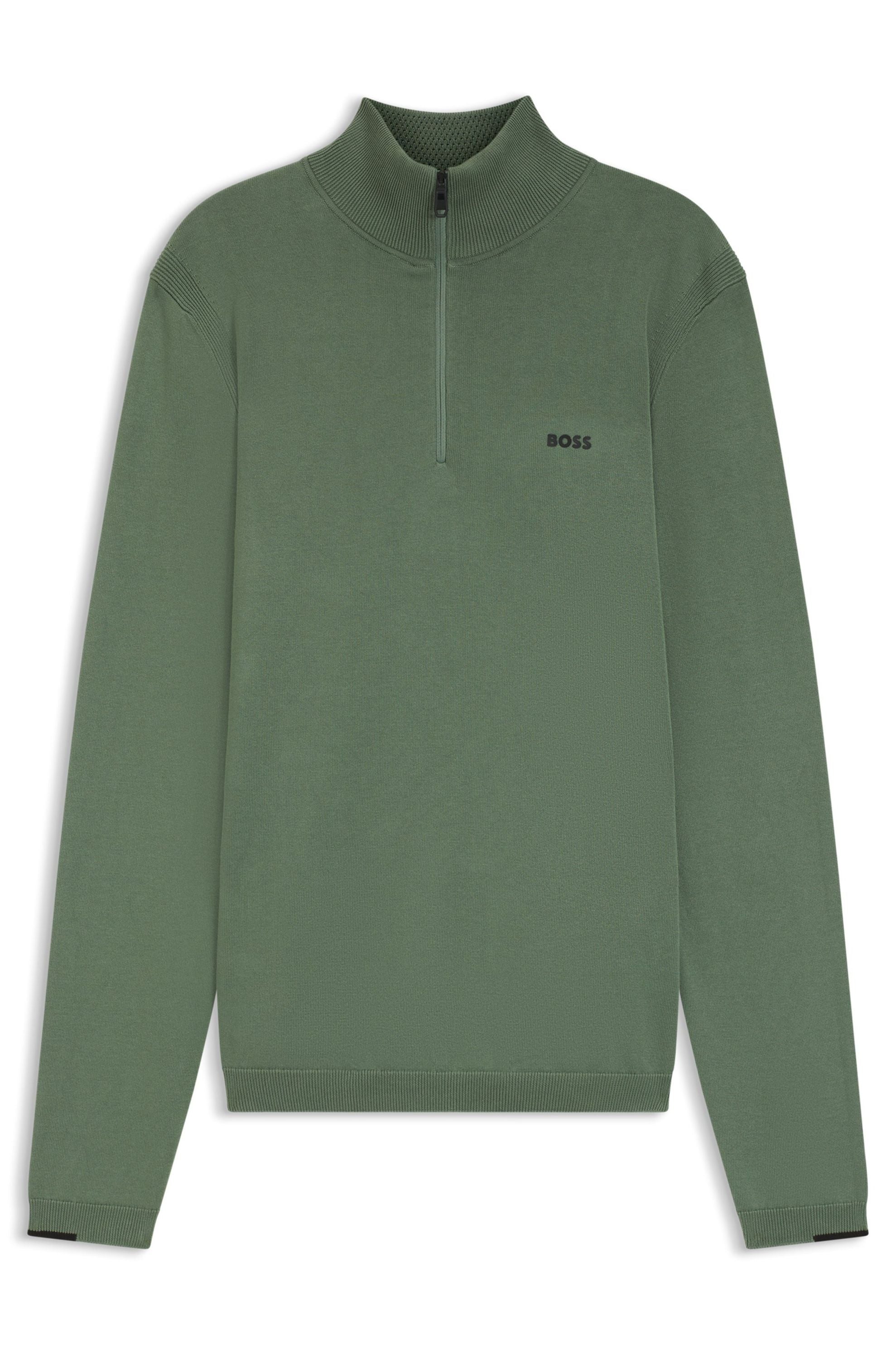 Strickpullover aus Baumwolle - 358-Open Green - Grün