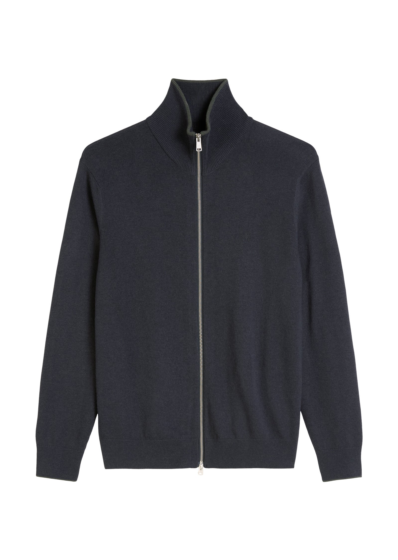 Strickjacke aus Baumwollmix - 898-dark navy - Blau