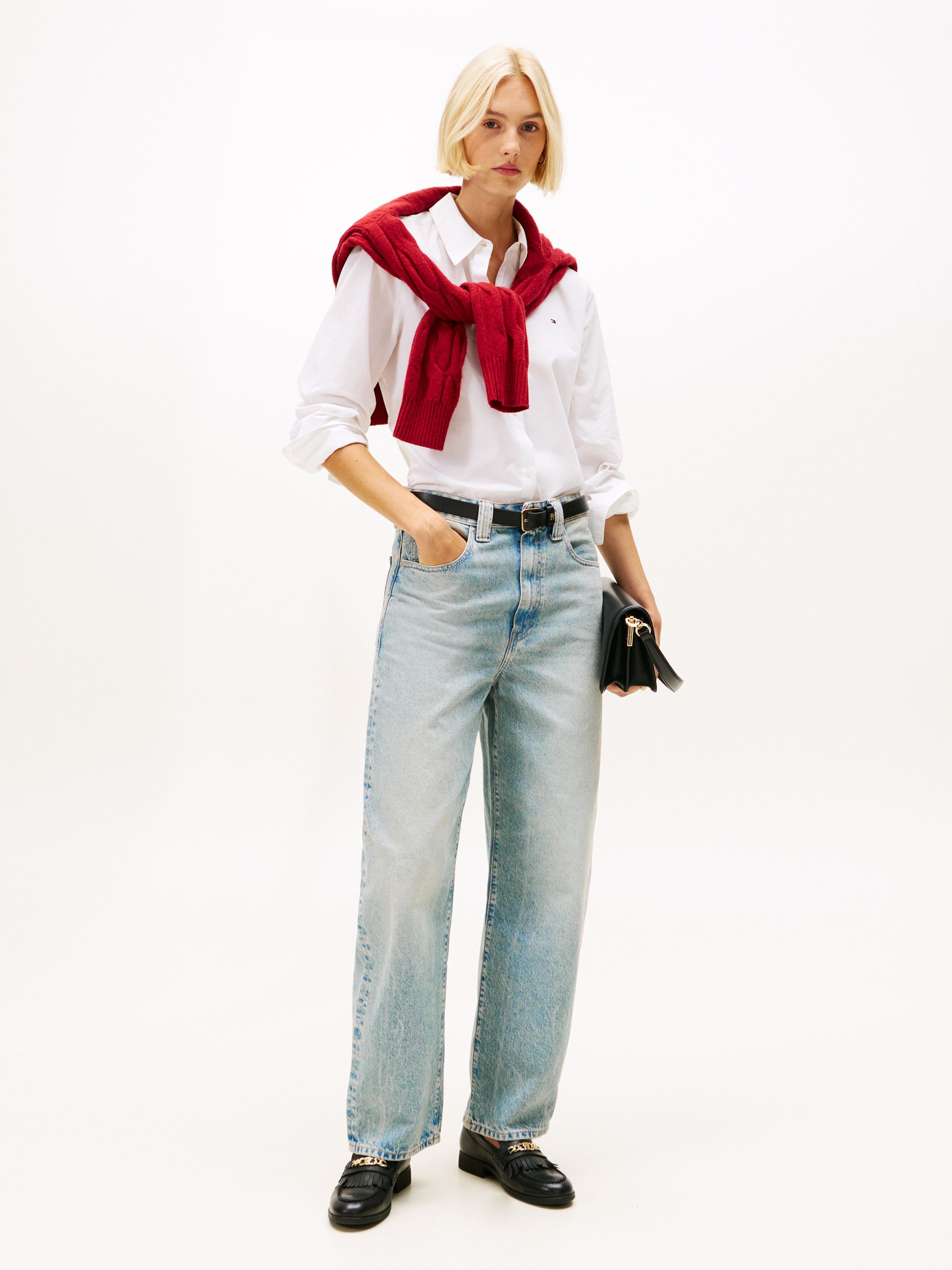 Jeans BARREL Straight Leg - 1AA-DENIM - Blau