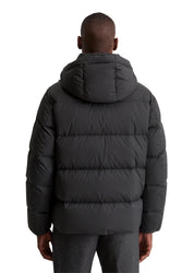 Daunenjacke mit Kapuze - 990-black - Schwarz