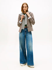Blazer aus Wolle - 0NA-BROWN - Braun