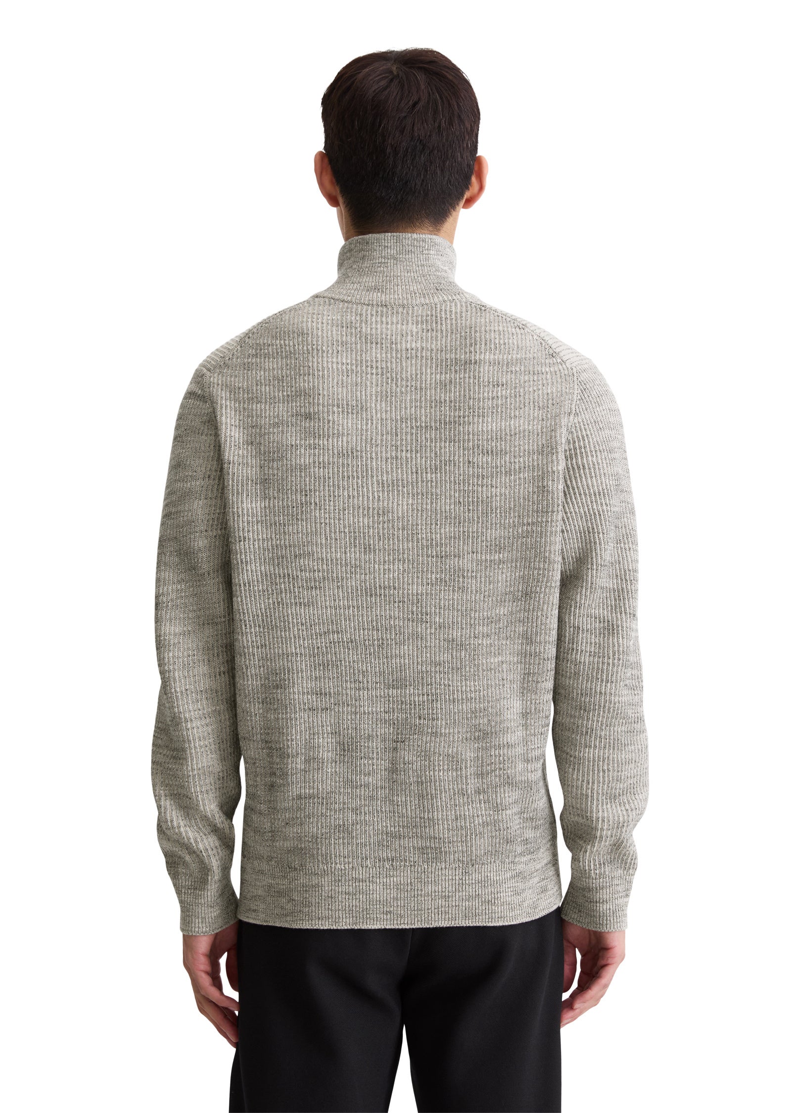 Strickpullover mit Troyerkragen - Z52-multi/heavy knit - Mehrfarbig