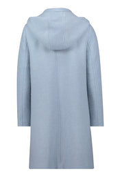 Mantel aus Wollmix - 8470-Blue Fog - Blau